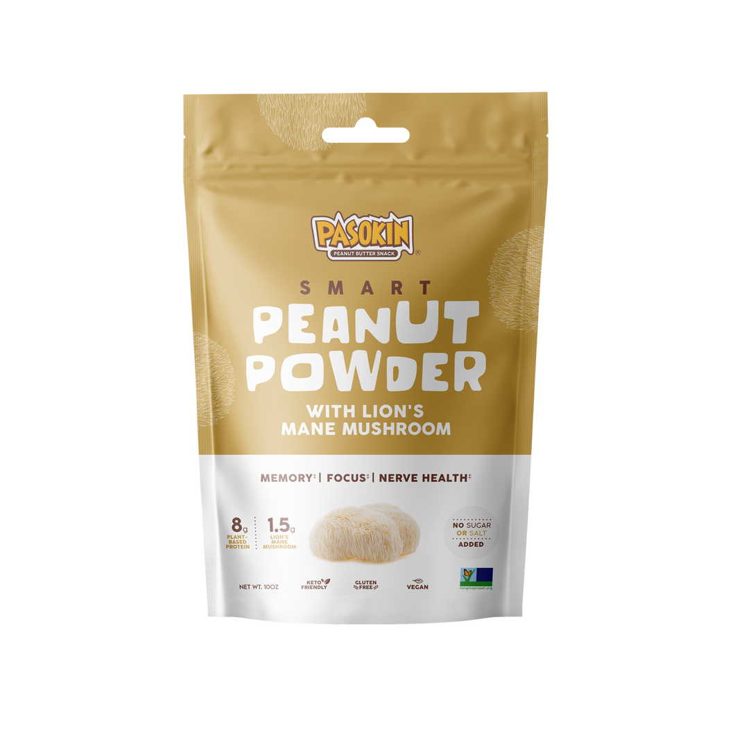 Smart Peanut Powder with Lion's Mane Mushroom