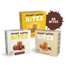 Load image into Gallery viewer, Pasokin PB Bites Variety Pack (60 units)