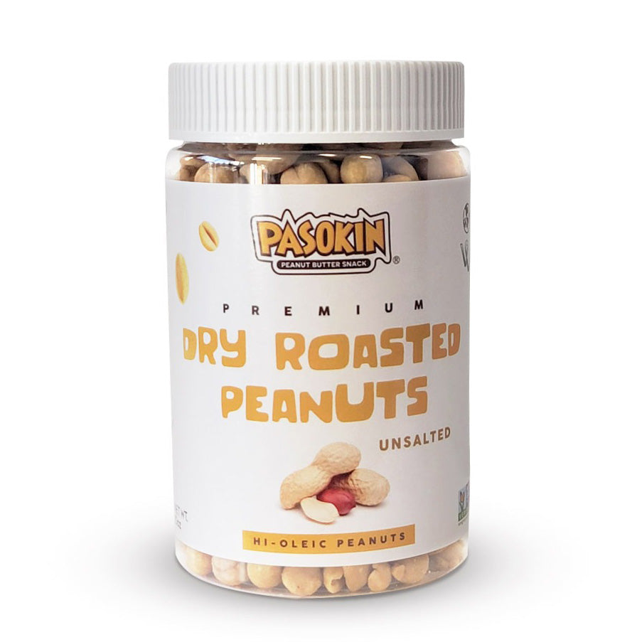 Premium Jumbo Dry Roasted Peanuts - Unsalted (10 oz)